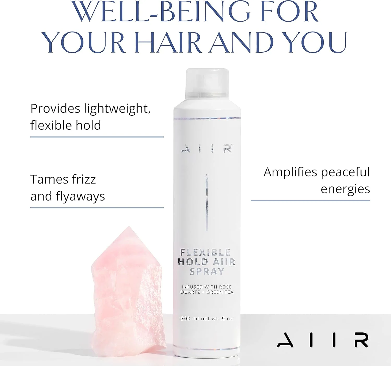 اسپری مو نگهدارنده انعطاف پذیر AIIR - اسپری نهایی با نگهدارندگی سبک، بافتی نرم و قابل لمس، افزایش حالت و درخشندگی مو، مقابله با وز با اسپری مقاوم در برابر رطوبت، 255 گرم اسپری مو نگهدارنده انعطاف پذیر AIIR - اسپری نهایی با نگهدارندگی سبک، بافتی نرم و قابل لمس، افزایش حالت و درخشندگی مو، مقابله با وز با اسپری مقاوم در برابر رطوبت، 255 گرم