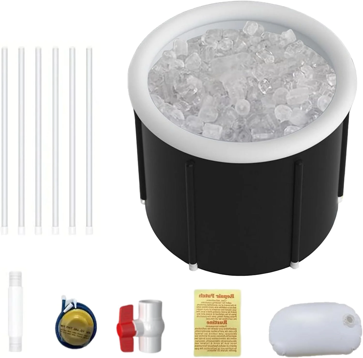 وان تاشو - وان تاشو یخی غیر بادی | سبد ضد نشت وان بزرگ برای مسافرت حمام خانه حیاط خلوت کمپینگ پاسیو سفر ساحلی باغ خانوادگی وان تاشو - وان تاشو یخی غیر بادی | سبد ضد نشت وان بزرگ برای مسافرت حمام خانه حیاط خلوت کمپینگ پاسیو سفر ساحلی باغ خانوادگی