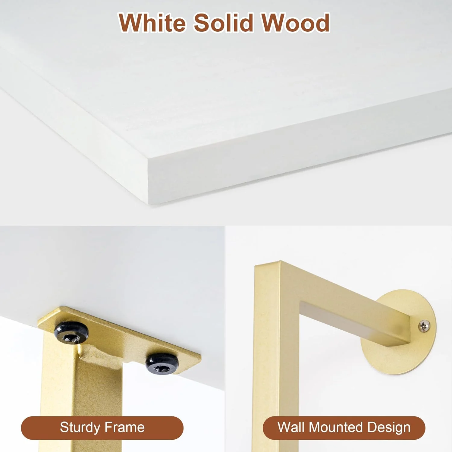 قفسه کتاب 5 طبقه آکوی، قفسه نردبانی چوبی باریک، قفسه نمایشگر، قفسه نردبانی دیواری، قفسه ذخیره سازی برای اتاق نشیمن، اتاق خواب، حمام، سفید و طلایی قفسه کتاب 5 طبقه آکوی، قفسه نردبانی چوبی باریک، قفسه نمایشگر، قفسه نردبانی دیواری، قفسه ذخیره سازی برای اتاق نشیمن، اتاق خواب، حمام، سفید و طلایی