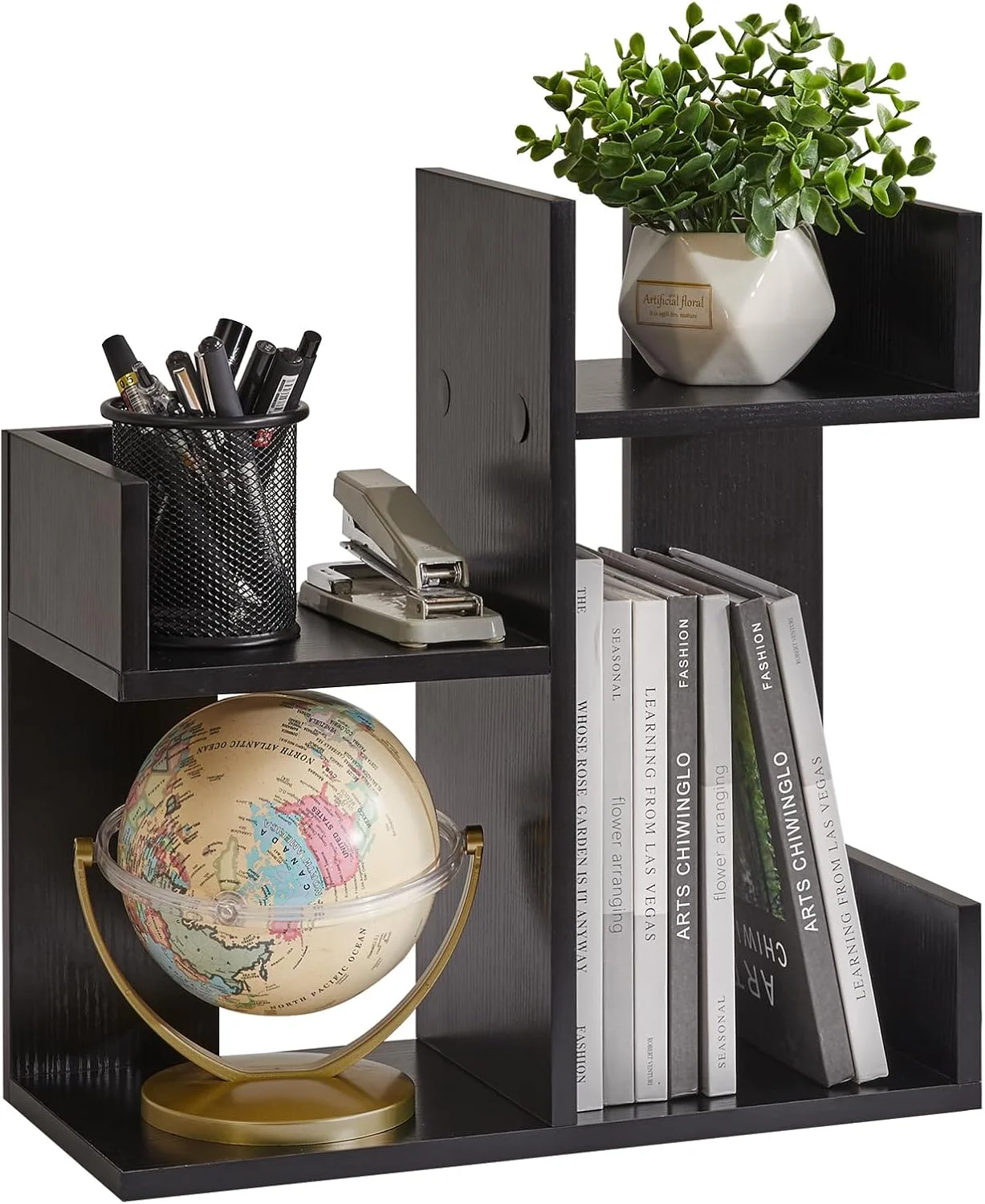 آیبیجو، نگهدارنده کتاب رومیزی، قفسه کتاب درختی زیبا و منحصر به فرد برای اتاق کودک، نگهدارنده کتاب برای میز، قفسه مشکی مدل YD-DSR002B آیبیجو، نگهدارنده کتاب رومیزی، قفسه کتاب درختی زیبا و منحصر به فرد برای اتاق کودک، نگهدارنده کتاب برای میز، قفسه مشکی مدل YD-DSR002B