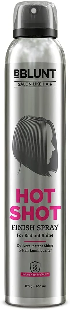 اسپری براق کننده مو بی بلانت هات شات - 200 میلی لیتر | طراحی شده برای موهای ایرانی | مناسب آقایان و بانوان اسپری براق کننده مو بی بلانت هات شات - 200 میلی لیتر | طراحی شده برای موهای ایرانی | مناسب آقایان و بانوان