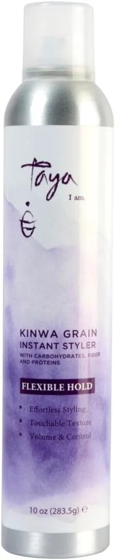 اسپری حالت دهنده فوری مو با عصاره کینوا Taya Beauty - اسپری مو برای حالت دادن و حجم دادن - حجم دهنده و تقویت کننده مو - اسپری بافت دهنده مو برای بانوان - 236 میلی لیتر