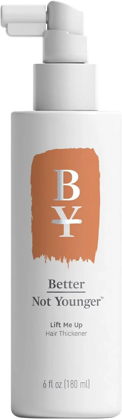 اسپری حجم دهنده مو Better Not Younger Lift Me Up، 177 میلی لیتر - اسپری حجم دهنده مو برای خانم های بالای 40 سال - تغذیه کننده پوست سر، بافتی اضافه می کند برای موهایی پرپشت تر - اسپری حجم دهنده مو غیر چسبنده