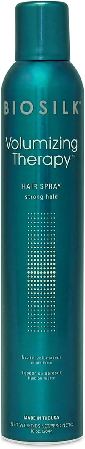 اسپری مو حجم دهنده BioSilk | نگهدارنده قوی، حجم دهنده، غنی شده با ابریشم | مواد طبیعی، بدون پارابن | 340 گرم