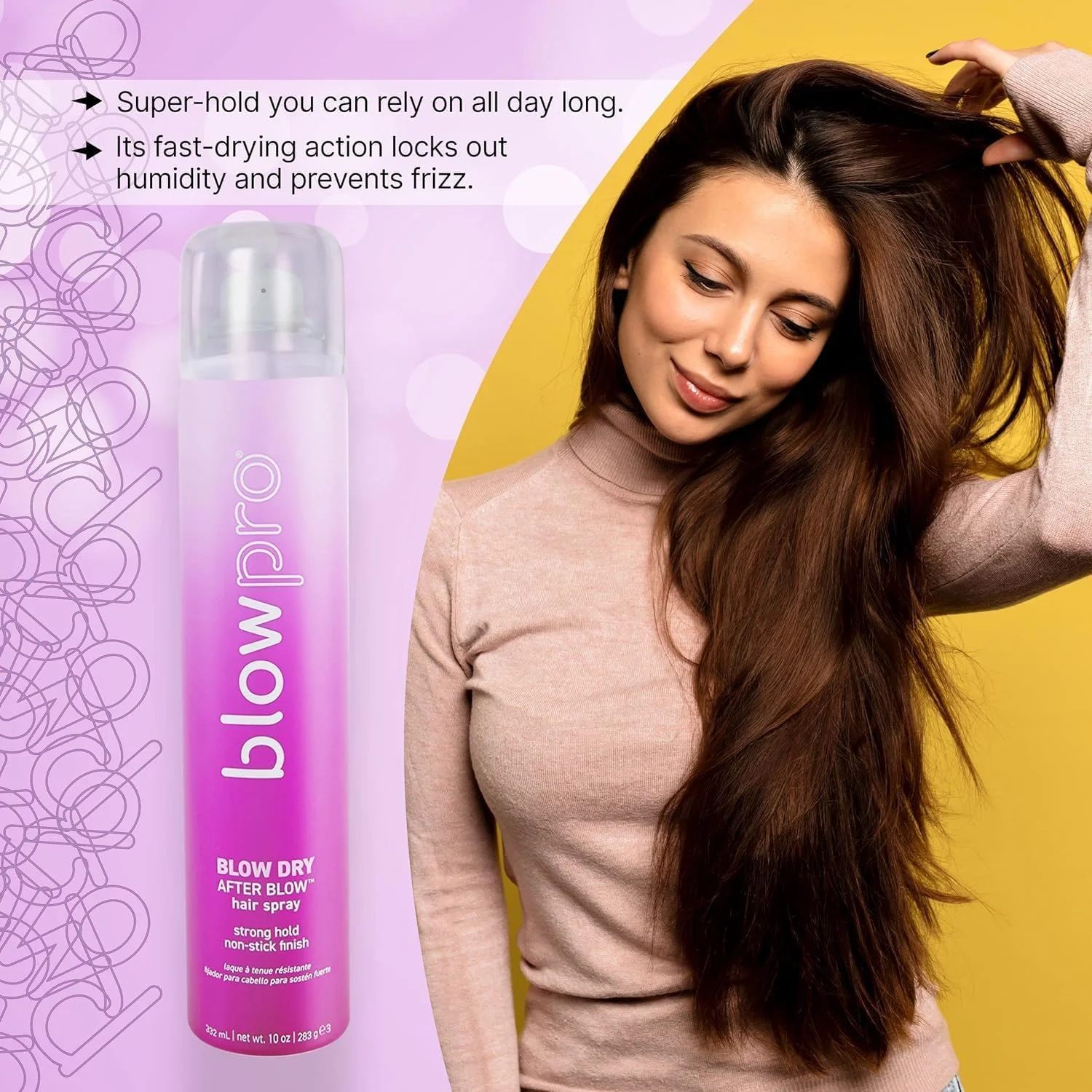 اسپری حالت دهنده قوی مو blowpro After Blow، 283 گرم