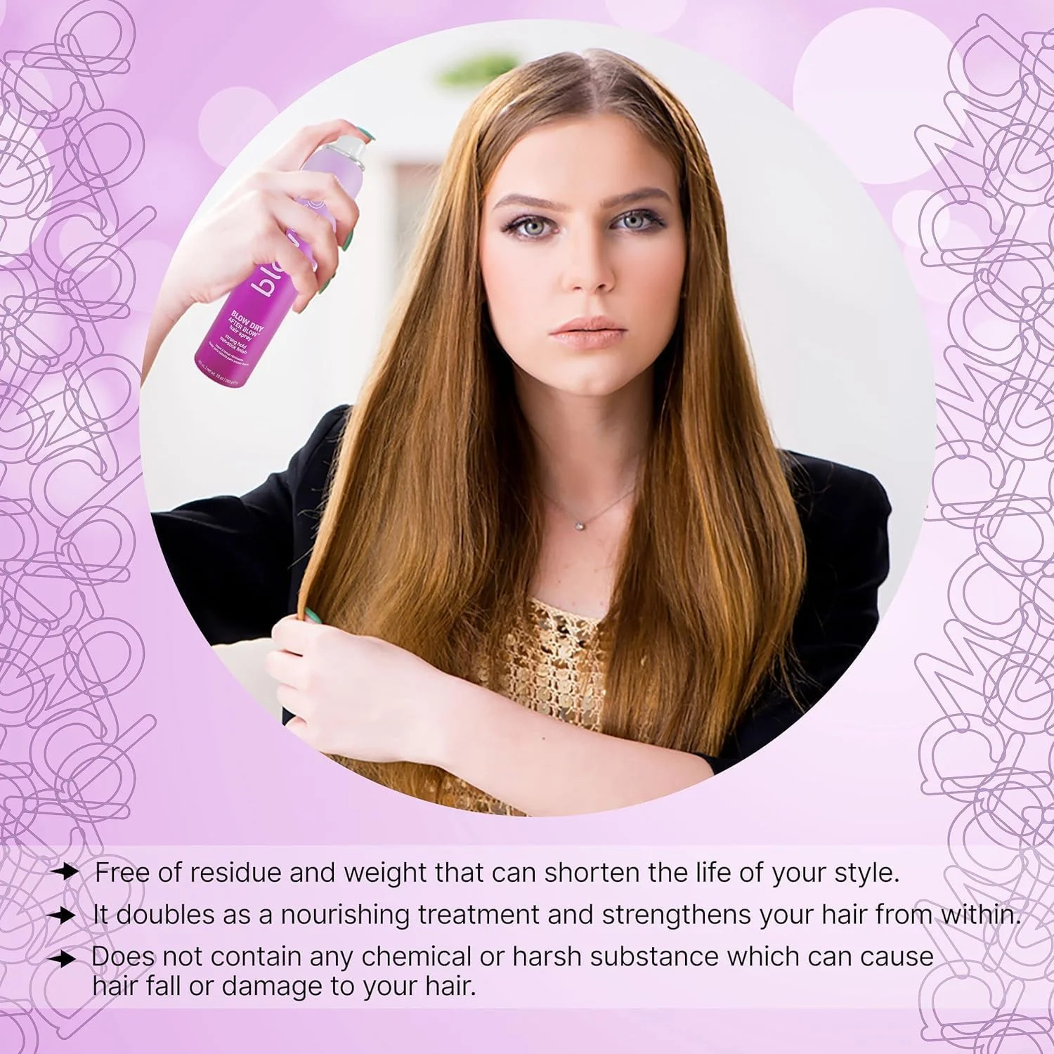 اسپری حالت دهنده قوی مو blowpro After Blow، 283 گرم