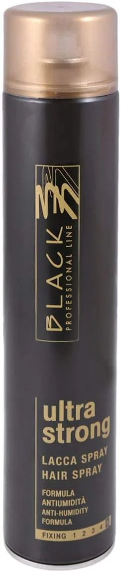 اسپری موی فوق العاده قوی مشکی، فرمول ضد رطوبت، ۷۵۰ میلی لیتر