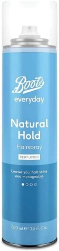 اسپری مو با نگهدارنده طبیعی روزانه بوتس، معطر، 300 میلی لیتر، موهای درخشان و حالت پذیر