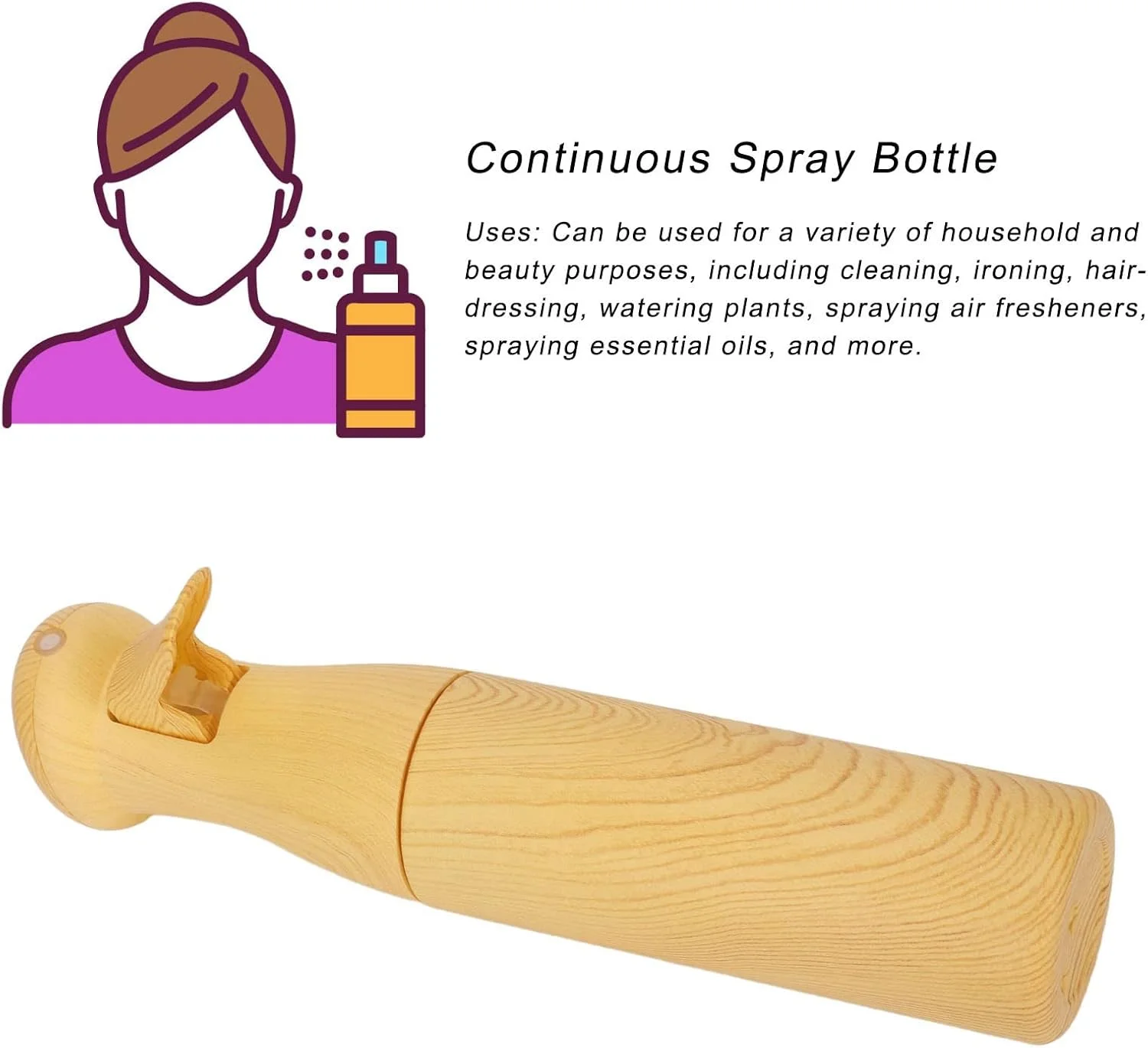 بطری اسپری، بطری اسپری کوچک، بطری اسپری مداوم 250 میلی لیتری، مه پاش ریز، بطری خالی برای حالت دادن به مو، تمیز کردن، باغبانی بطری اسپری، بطری اسپری کوچک، بطری اسپری مداوم 250 میلی لیتری، مه پاش ریز، بطری خالی برای حالت دادن به مو، تمیز کردن، باغبانی