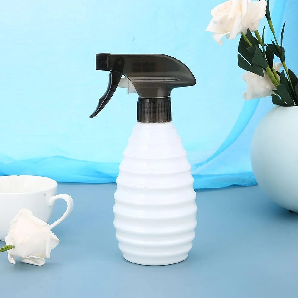 بطری اسپری، بطری اسپری کوچک 400 میلی لیتری آرایشگری، اسپری کننده با غبار ریز برای آرایشگاه، ابزار حالت دهی مو (سفید)