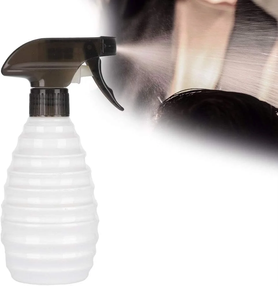 بطری اسپری، بطری اسپری کوچک 400 میلی لیتری آرایشگری، اسپری کننده با غبار ریز برای آرایشگاه، ابزار حالت دهی مو (سفید)