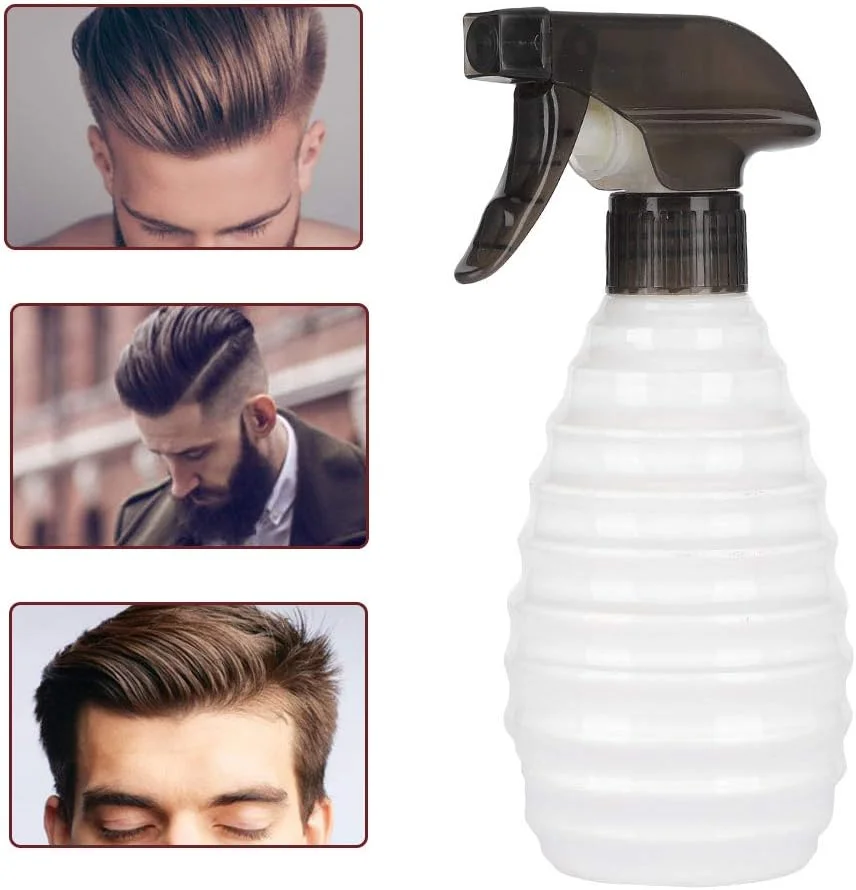 بطری اسپری، بطری اسپری کوچک 400 میلی لیتری آرایشگری، اسپری کننده با غبار ریز برای آرایشگاه، ابزار حالت دهی مو (سفید)