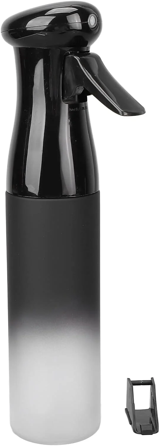 بطری اسپری کوچک 300 میلی لیتری پلاستیکی خالی با مه پاش ریز و مداوم برای تجهیزات آرایش مو