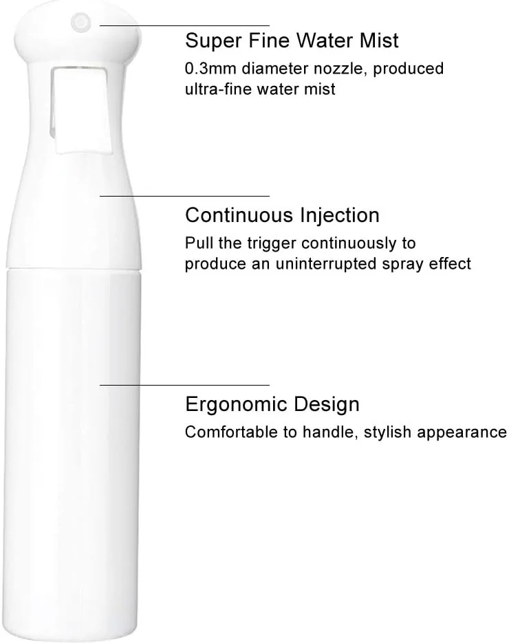 بطری اسپری آب برای مو، بطری مه پاش ظریف گیاهان، بطری اسپری خالی پیوسته برای حالت دادن به مو، مراقبت از پوست، تمیز کردن، سالن ها، صورت و گیاهان (3 رنگ 250 میلی لیتر) (1) بطری اسپری آب برای مو، بطری مه پاش ظریف گیاهان، بطری اسپری خالی پیوسته برای حالت دادن به مو، مراقبت از پوست، تمیز کردن، سالن ها، صورت و گیاهان (3 رنگ 250 میلی لیتر) (1)
