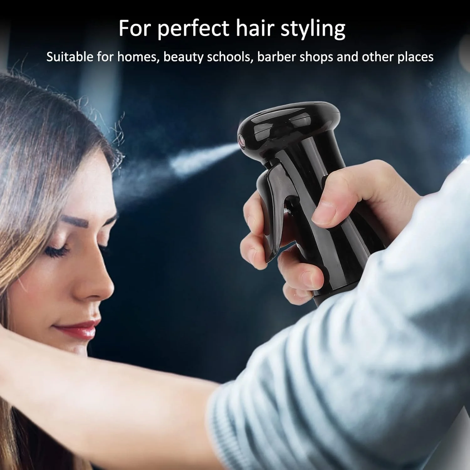 بطری اسپری آب 300 میلی لیتری، بطری پلاستیکی خالی با اسپری ریز و مداوم برای حالت دادن به مو و گیاهان بطری اسپری آب 300 میلی لیتری، بطری پلاستیکی خالی با اسپری ریز و مداوم برای حالت دادن به مو و گیاهان