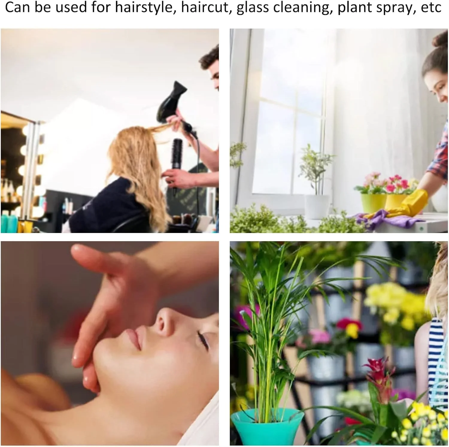 بطری اسپری کوچک 300 میلی لیتری پلاستیکی خالی با مه پاش ریز و مداوم برای تجهیزات آرایش مو بطری اسپری کوچک 300 میلی لیتری پلاستیکی خالی با مه پاش ریز و مداوم برای تجهیزات آرایش مو