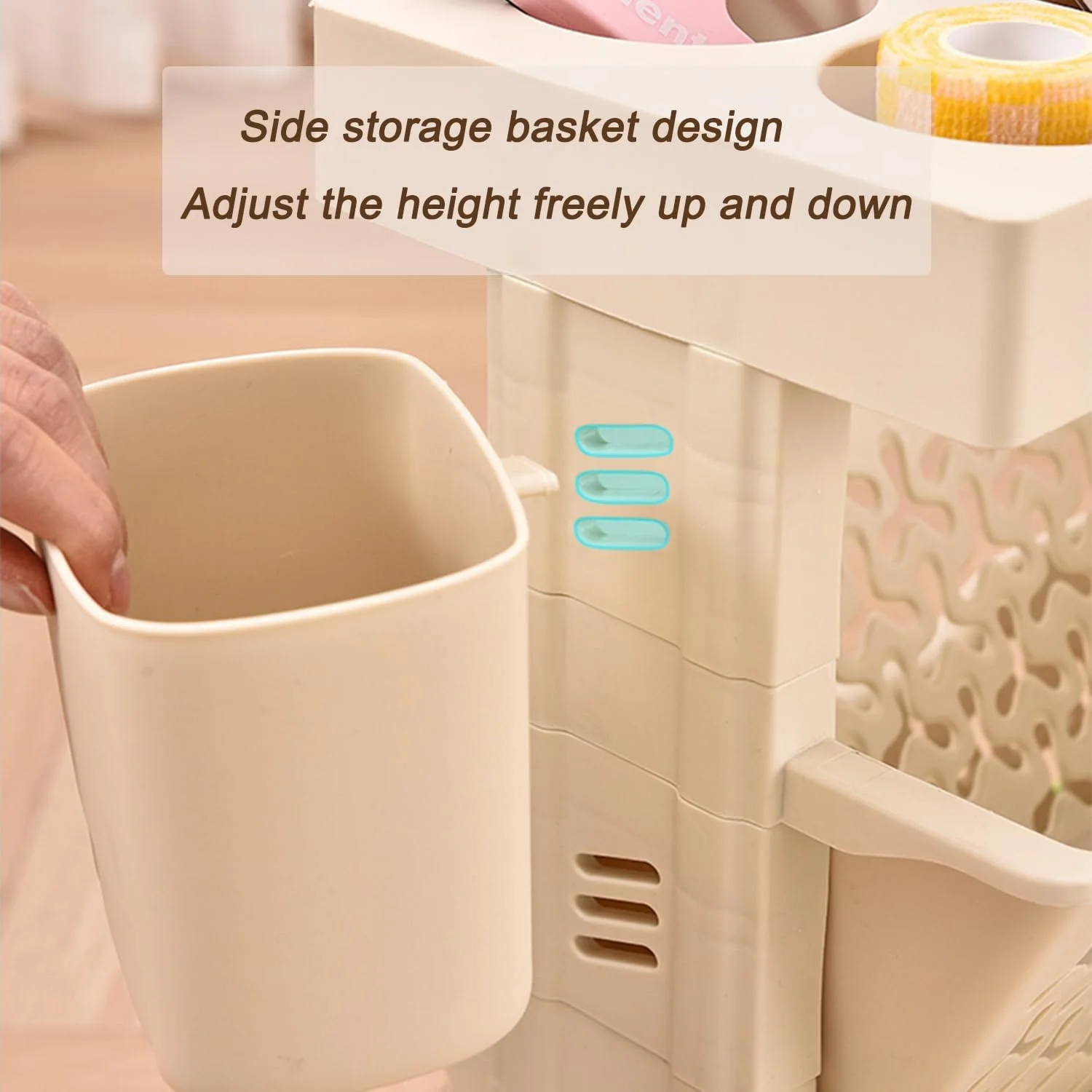 قفسه کتاب پلاستیکی متحرک یولینن با چرخ، سبد ذخیره سازی فایل اسناد کتاب با جا قلمی، قفسه باریک متحرک برای دفتر، خوابگاه، کلاس درس، کتابخانه (5 طبقه) قفسه کتاب پلاستیکی متحرک یولینن با چرخ، سبد ذخیره سازی فایل اسناد کتاب با جا قلمی، قفسه باریک متحرک برای دفتر، خوابگاه، کلاس درس، کتابخانه (5 طبقه)