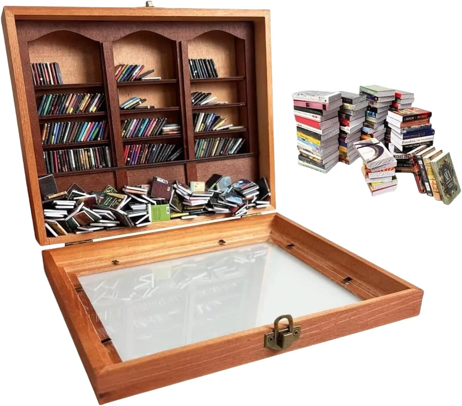 قفسه کتاب چوبی، اسباب بازی حسی، قفسه مینیاتوری، برای رهایی از استرس قفسه را تکان دهید، 200 کتاب جعبه تزئینی، کابینت چوبی دست ساز برای کاهش فشار، دکوراسیون منزل برای دوستداران کتاب قفسه کتاب چوبی، اسباب بازی حسی، قفسه مینیاتوری، برای رهایی از استرس قفسه را تکان دهید، 200 کتاب جعبه تزئینی، کابینت چوبی دست ساز برای کاهش فشار، دکوراسیون منزل برای دوستداران کتاب