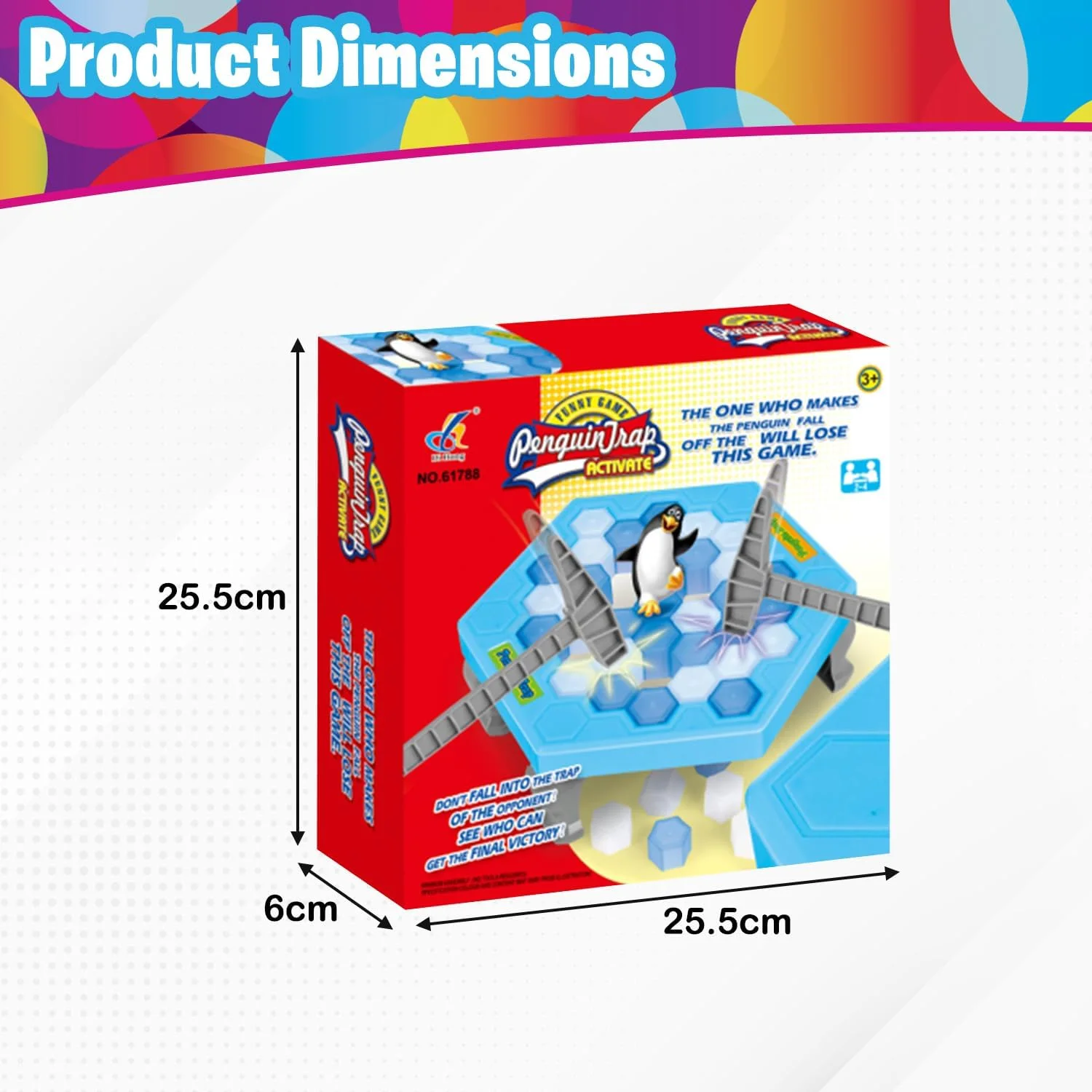 بازی پازل تله پنگوئن هوشمند خانگی، بازی فکری تعاملی شکستن یخ برای کودکان، بازی تخته ای رومیزی پازلی، هدیه تولد برای پسران و دختران