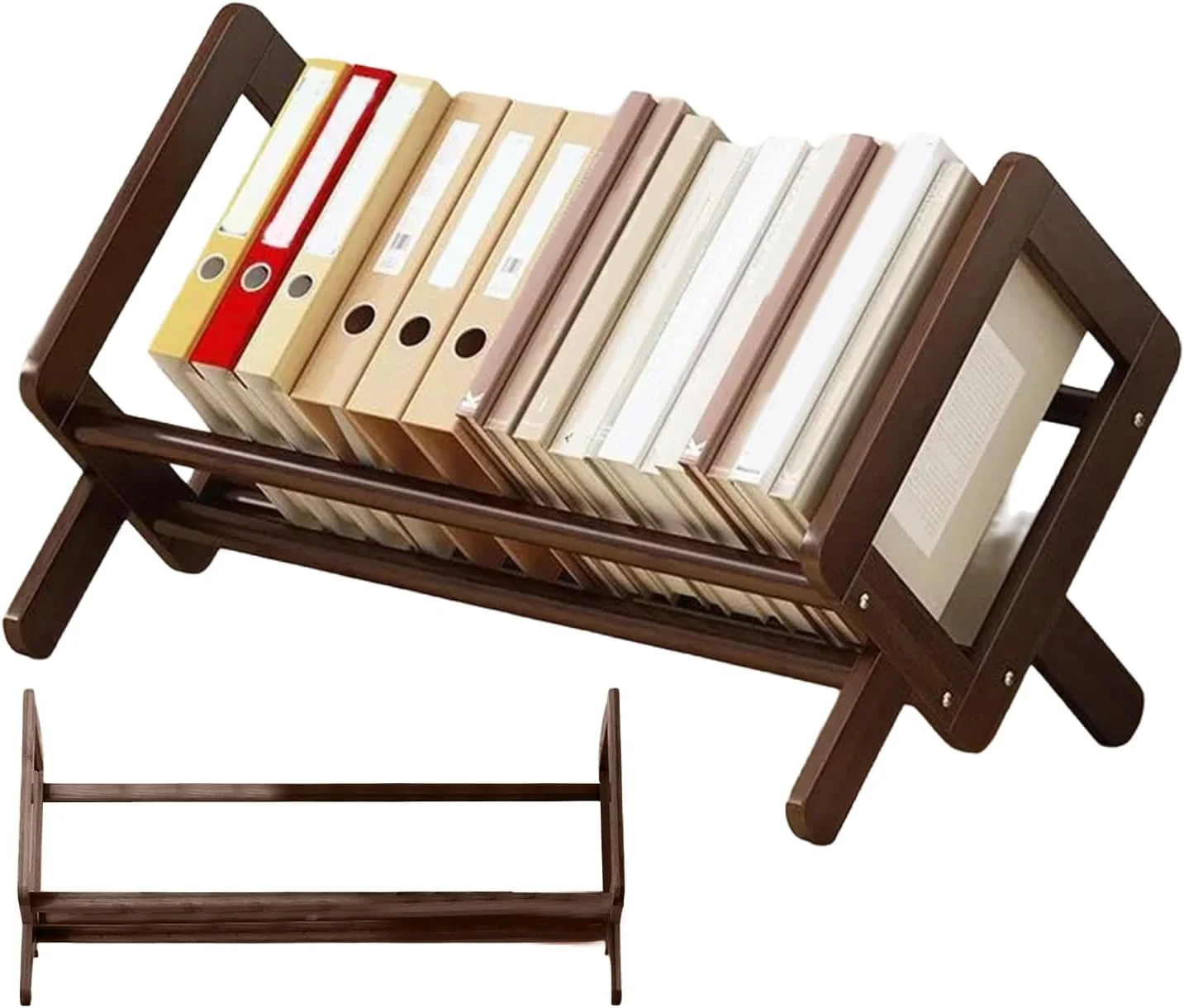 قفسه کتاب رومیزی چوبی | قفسه نمایش رومیزی، مناسب برای اتاق خواب، نشیمن، خوابگاه، کلاس درس، کتابخانه، مدرسه، سی دی، مجلات، اسناد و کتاب ها قفسه کتاب رومیزی چوبی | قفسه نمایش رومیزی، مناسب برای اتاق خواب، نشیمن، خوابگاه، کلاس درس، کتابخانه، مدرسه، سی دی، مجلات، اسناد و کتاب ها