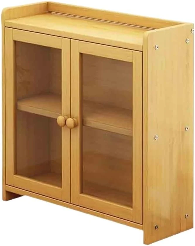 قفسه کتاب رومیزی بامبو، با درب دوتایی پلاستیکی، قفسه نمایشگر، برای قفسه سازمان دهنده چند منظوره اداری، خانه، خوابگاه (L50xW17xH50 سانتی متر) قفسه کتاب رومیزی بامبو، با درب دوتایی پلاستیکی، قفسه نمایشگر، برای قفسه سازمان دهنده چند منظوره اداری، خانه، خوابگاه (L50xW17xH50 سانتی متر)