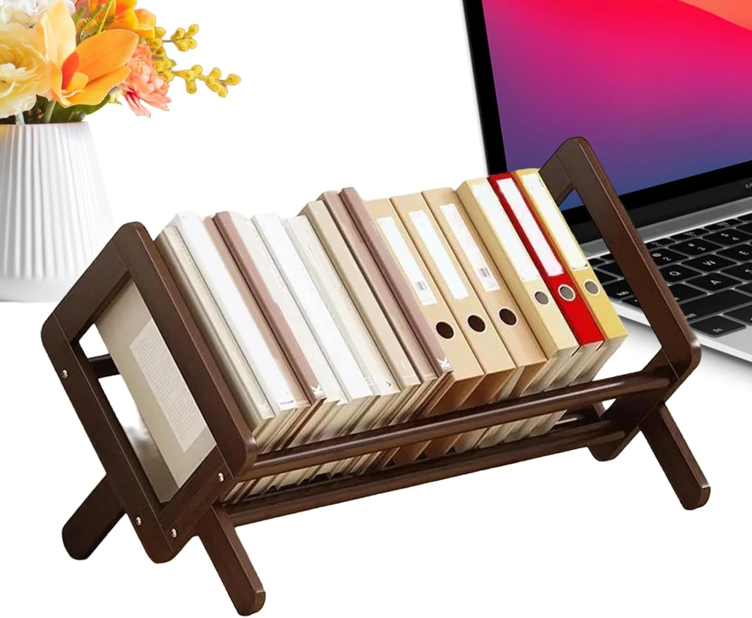 قفسه کتاب رومیزی، قفسه چوبی برای میز - قفسه کتاب چند منظوره رومیزی - مناسب برای سی دی، مجلات، اسناد، کتاب، اتاق خواب، دفتر کار، اتاق نشیمن، کلاس درس، کتابخانه، مدرسه قفسه کتاب رومیزی، قفسه چوبی برای میز - قفسه کتاب چند منظوره رومیزی - مناسب برای سی دی، مجلات، اسناد، کتاب، اتاق خواب، دفتر کار، اتاق نشیمن، کلاس درس، کتابخانه، مدرسه