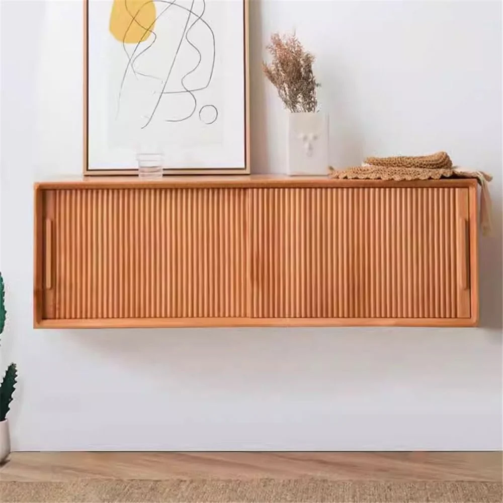 قفسه کتاب دیواری آویز، کابینت نگهداری درب کشویی، قفسه کتاب چوبی نصب شده، برای قفسه سازمان دهنده مبلمان منزل (L80xW30xH40 سانتی متر) قفسه کتاب دیواری آویز، کابینت نگهداری درب کشویی، قفسه کتاب چوبی نصب شده، برای قفسه سازمان دهنده مبلمان منزل (L80xW30xH40 سانتی متر)