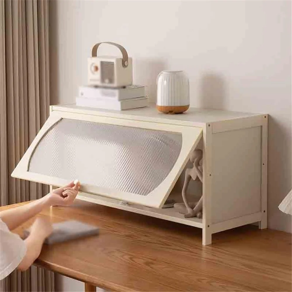 قفسه رومیزی ذخیره سازی کتاب، قفسه کتاب بامبو، با درب پلاستیکی شناور چند منظوره برای دفتر کار، آشپزخانه، اتاق خواب (L80xW32xH40 سانتی متر) قفسه رومیزی ذخیره سازی کتاب، قفسه کتاب بامبو، با درب پلاستیکی شناور چند منظوره برای دفتر کار، آشپزخانه، اتاق خواب (L80xW32xH40 سانتی متر)