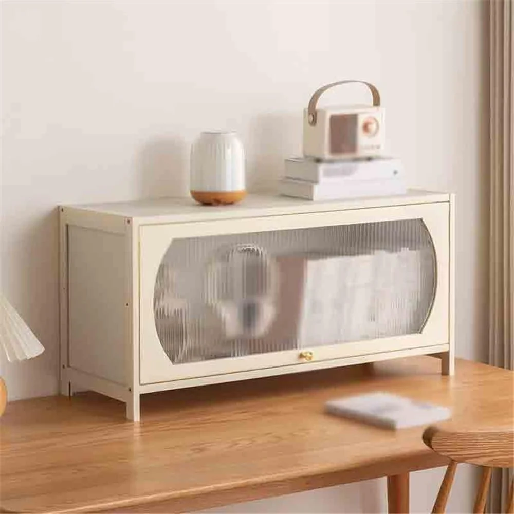 قفسه رومیزی ذخیره سازی کتاب، قفسه کتاب بامبو، با درب پلاستیکی شناور چند منظوره برای دفتر کار، آشپزخانه، اتاق خواب (L80xW32xH40 سانتی متر) قفسه رومیزی ذخیره سازی کتاب، قفسه کتاب بامبو، با درب پلاستیکی شناور چند منظوره برای دفتر کار، آشپزخانه، اتاق خواب (L80xW32xH40 سانتی متر)