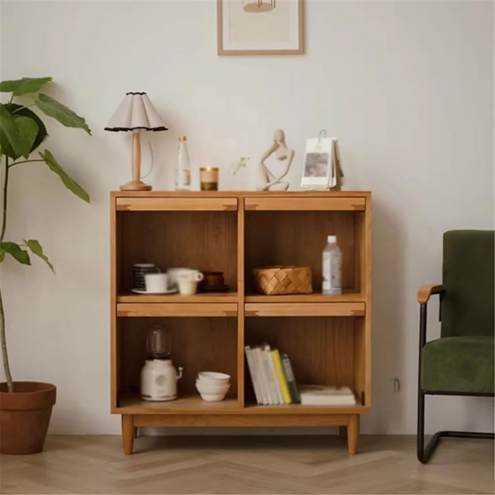 قفسه کتاب ایستاده با پایه، قفسه چوبی چهار قسمتی با درب شیشه ای لولایی، مناسب برای اتاق نشیمن، دفتر کار، قفسه مطالعه قفسه کتاب ایستاده با پایه، قفسه چوبی چهار قسمتی با درب شیشه ای لولایی، مناسب برای اتاق نشیمن، دفتر کار، قفسه مطالعه