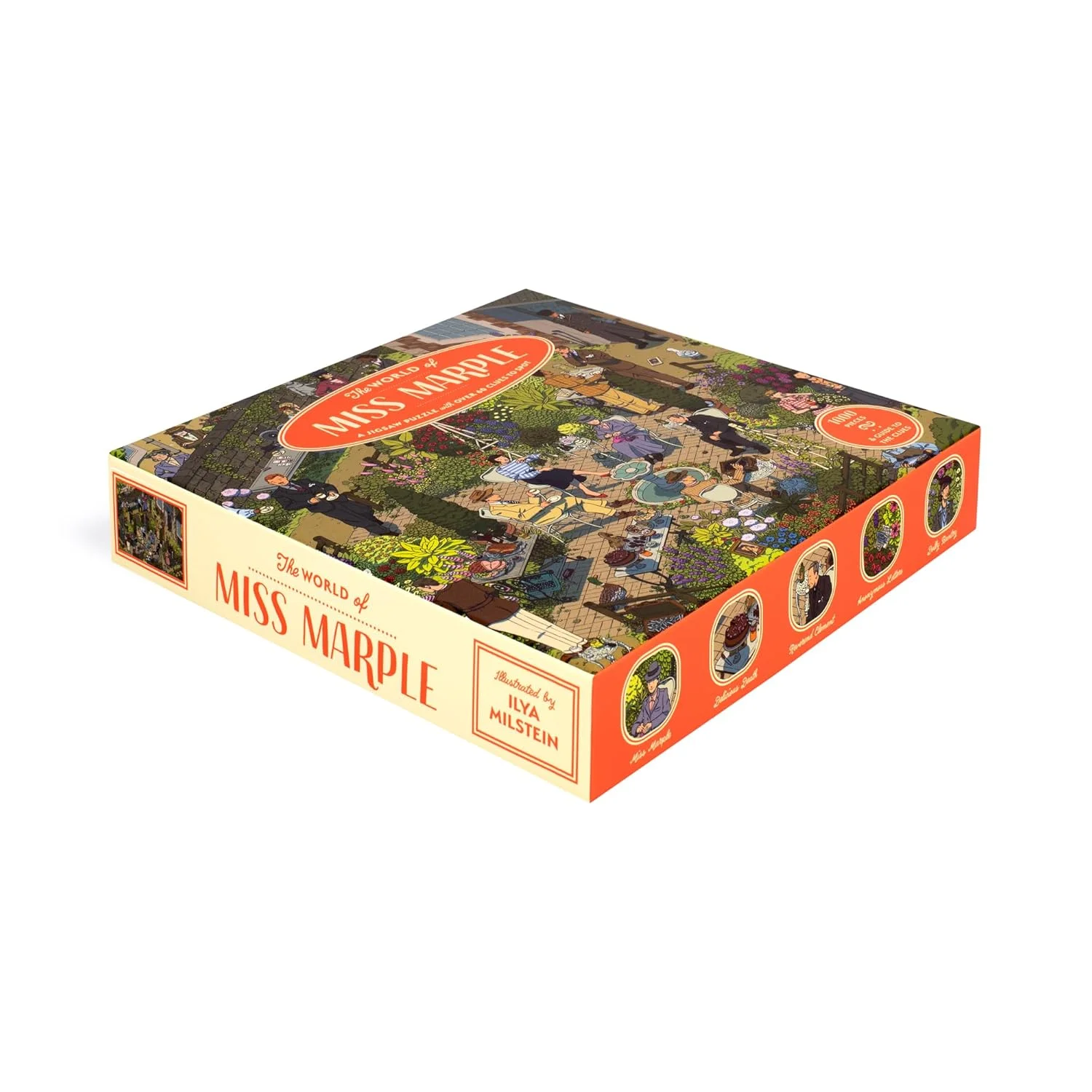 پازل 1000 تکه دنیای دوشیزه مارپل لارنس کینگ: پازل اره منبت کاری 1000 تکه