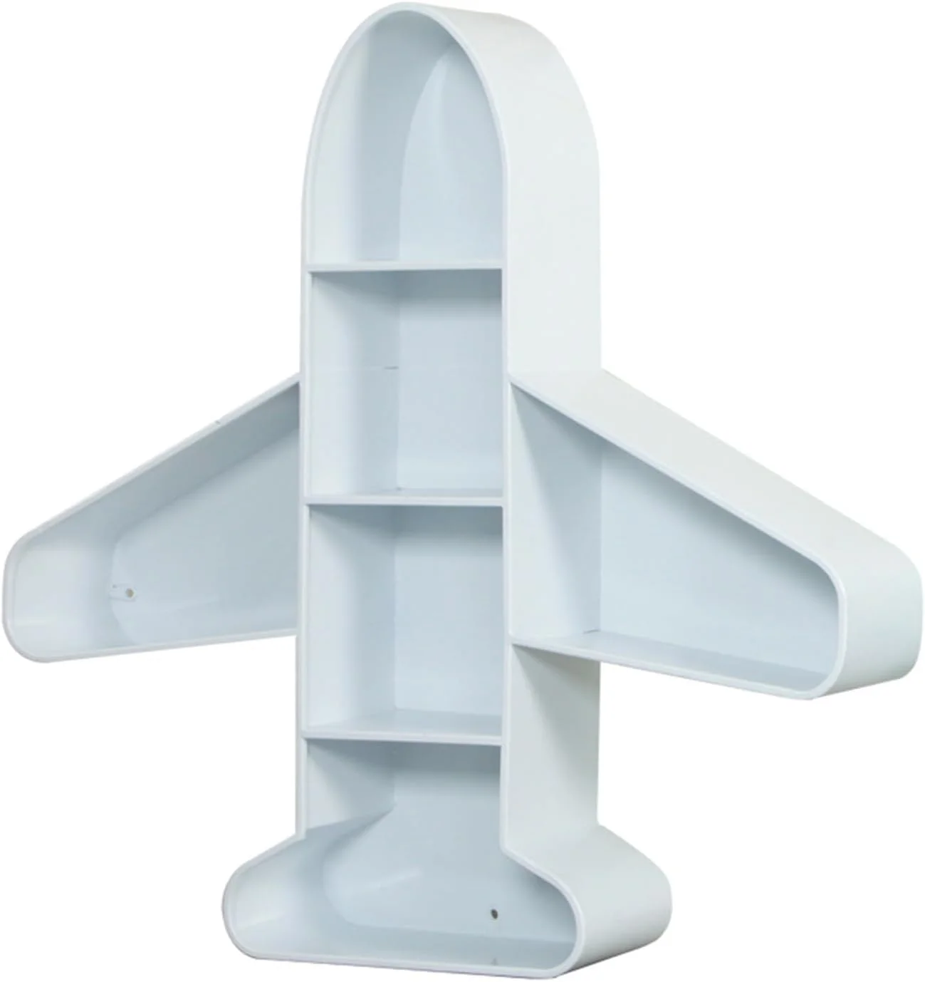 قفسه کتاب خانه خلاق، قفسه ذخیره سازی رومیزی، قفسه کتاب دیواری هنری آهنی (سفید، 80X20X80CM) قفسه کتاب خانه خلاق، قفسه ذخیره سازی رومیزی، قفسه کتاب دیواری هنری آهنی (سفید، 80X20X80CM)