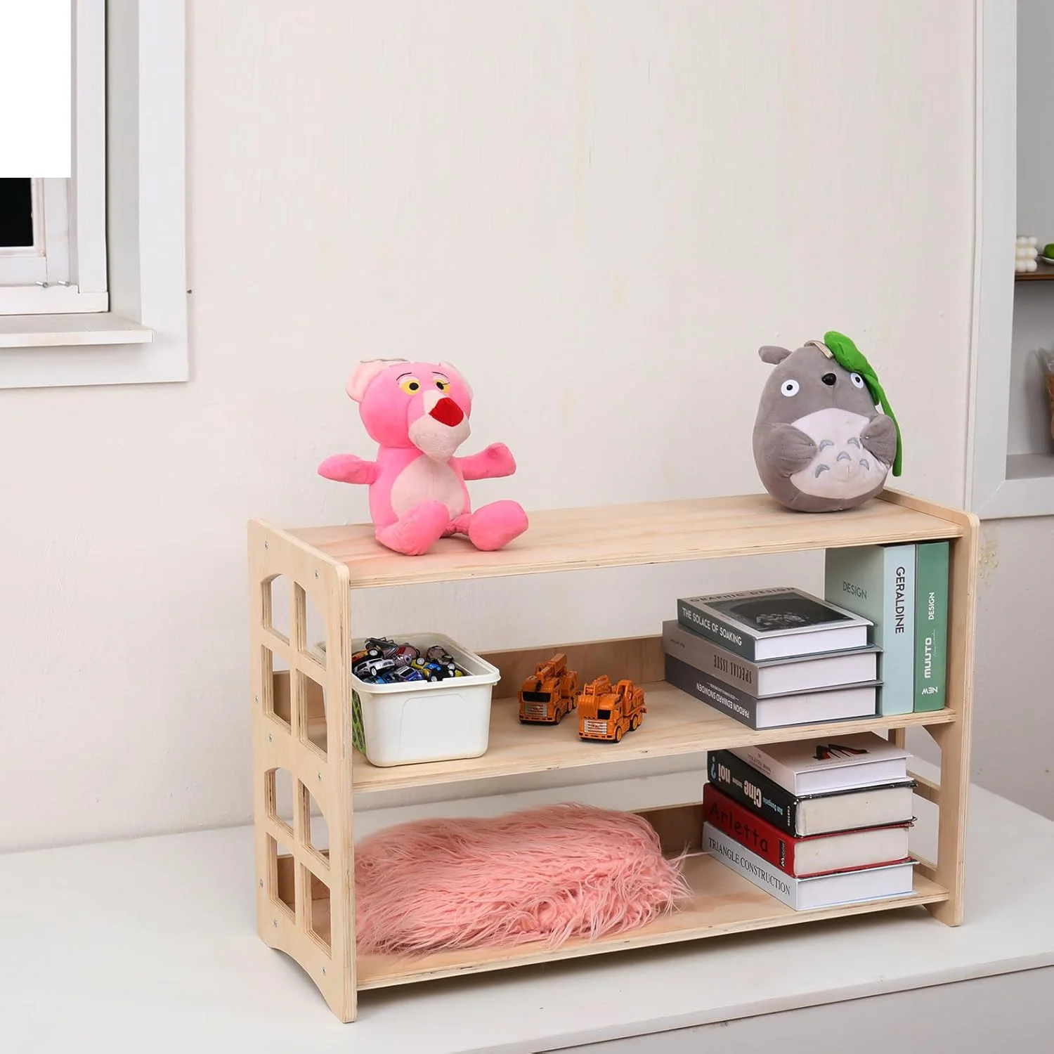 قفسه کتاب مونته سوری، قفسه اسباب بازی، سازمان دهنده وسایل کودک، قفسه کتاب برای اتاق کودک، مبلمان چوبی محکم و ایمن برای کلاس درس کودکان (3 طبقه) قفسه کتاب مونته سوری، قفسه اسباب بازی، سازمان دهنده وسایل کودک، قفسه کتاب برای اتاق کودک، مبلمان چوبی محکم و ایمن برای کلاس درس کودکان (3 طبقه)