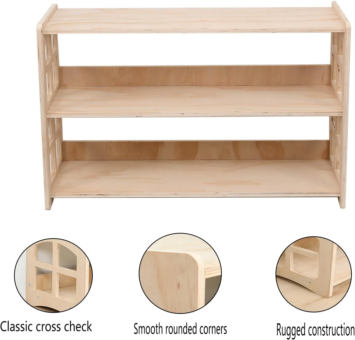 قفسه کتاب مونته سوری، قفسه اسباب بازی، سازمان دهنده وسایل کودک، قفسه کتاب برای اتاق کودک، مبلمان چوبی محکم و ایمن برای کلاس درس کودکان (3 طبقه) قفسه کتاب مونته سوری، قفسه اسباب بازی، سازمان دهنده وسایل کودک، قفسه کتاب برای اتاق کودک، مبلمان چوبی محکم و ایمن برای کلاس درس کودکان (3 طبقه)