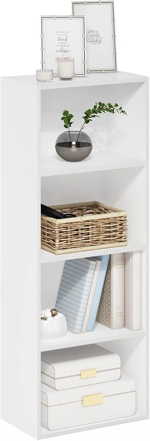 قفسه کتاب/نگهداری 4 طبقه فورینو لودر، سفید