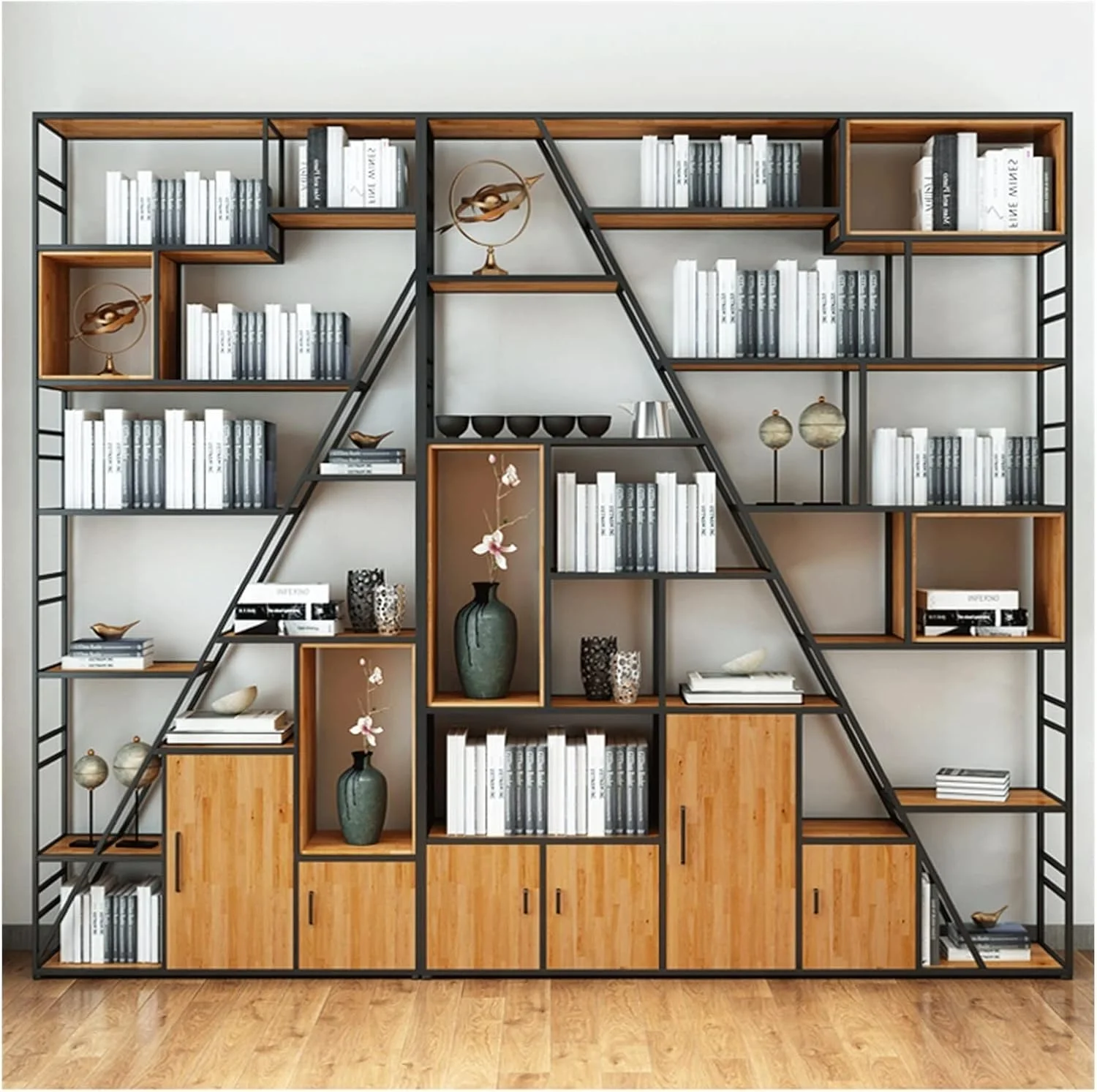 قفسه کتاب GLigeT، قفسه کتاب فلزی، قفسه زمینی، کتابخانه مدرن و مینیمالیستی خلاقانه برای اتاق نشیمن، مطالعه، دفتر کار، قفسه جداکننده (رنگ: 90 سانتی متر) قفسه کتاب GLigeT، قفسه کتاب فلزی، قفسه زمینی، کتابخانه مدرن و مینیمالیستی خلاقانه برای اتاق نشیمن، مطالعه، دفتر کار، قفسه جداکننده (رنگ: 90 سانتی متر)