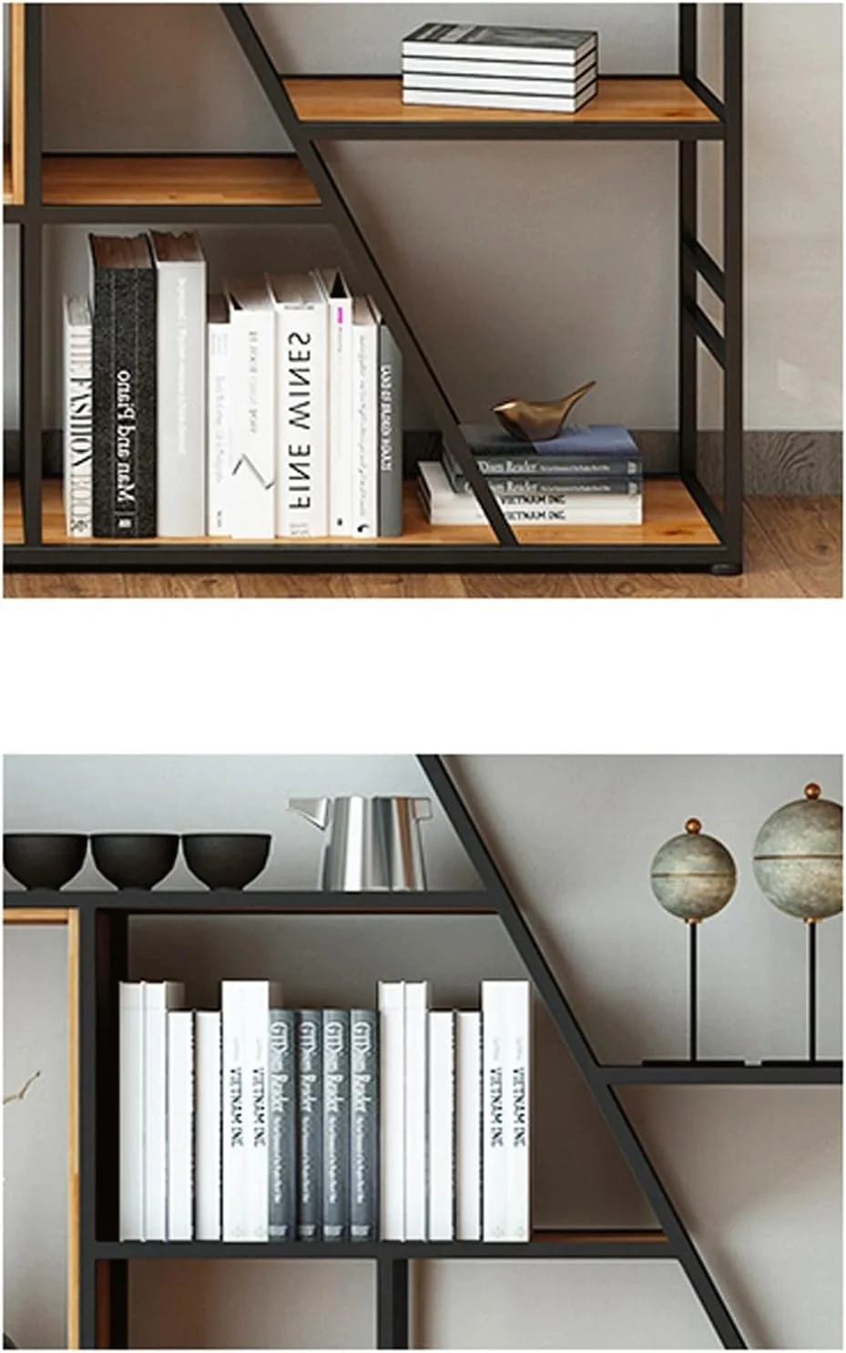 قفسه کتاب GLigeT، قفسه کتاب فلزی، قفسه زمینی، کتابخانه مدرن و مینیمالیستی خلاقانه برای اتاق نشیمن، مطالعه، دفتر کار، قفسه جداکننده (رنگ: 90 سانتی متر) قفسه کتاب GLigeT، قفسه کتاب فلزی، قفسه زمینی، کتابخانه مدرن و مینیمالیستی خلاقانه برای اتاق نشیمن، مطالعه، دفتر کار، قفسه جداکننده (رنگ: 90 سانتی متر)