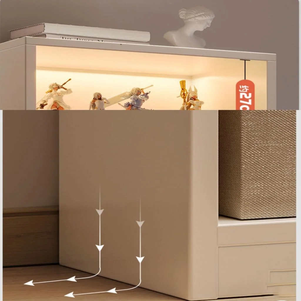 قفسه کتاب LEDIN، قفسه کتاب 6 طبقه بلند، قفسه کتاب چوبی باز، سازمان دهنده بزرگ برای کتابخانه، اتاق خواب، اتاق نشیمن 180x24x40 سانتی متر (سفید) - (بدون نور LED) قفسه کتاب LEDIN، قفسه کتاب 6 طبقه بلند، قفسه کتاب چوبی باز، سازمان دهنده بزرگ برای کتابخانه، اتاق خواب، اتاق نشیمن 180x24x40 سانتی متر (سفید) - (بدون نور LED)