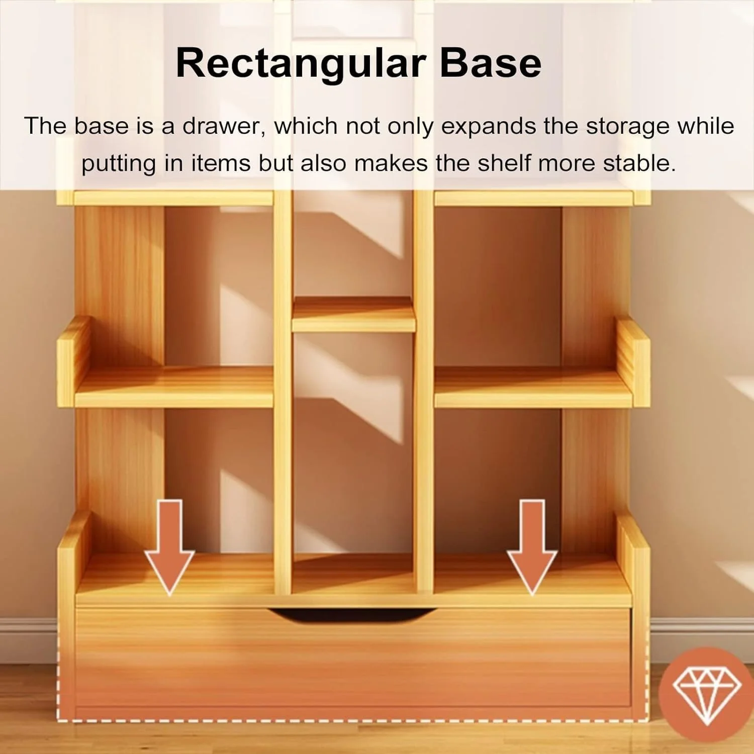 قفسه کتاب بلند MostNow برای نمایش کتاب/مجله/سی دی، استند چوبی نگهدارنده مکعبی، مناسب اتاق خواب، نشیمن، مطالعه و دفتر کار قفسه کتاب بلند MostNow برای نمایش کتاب/مجله/سی دی، استند چوبی نگهدارنده مکعبی، مناسب اتاق خواب، نشیمن، مطالعه و دفتر کار