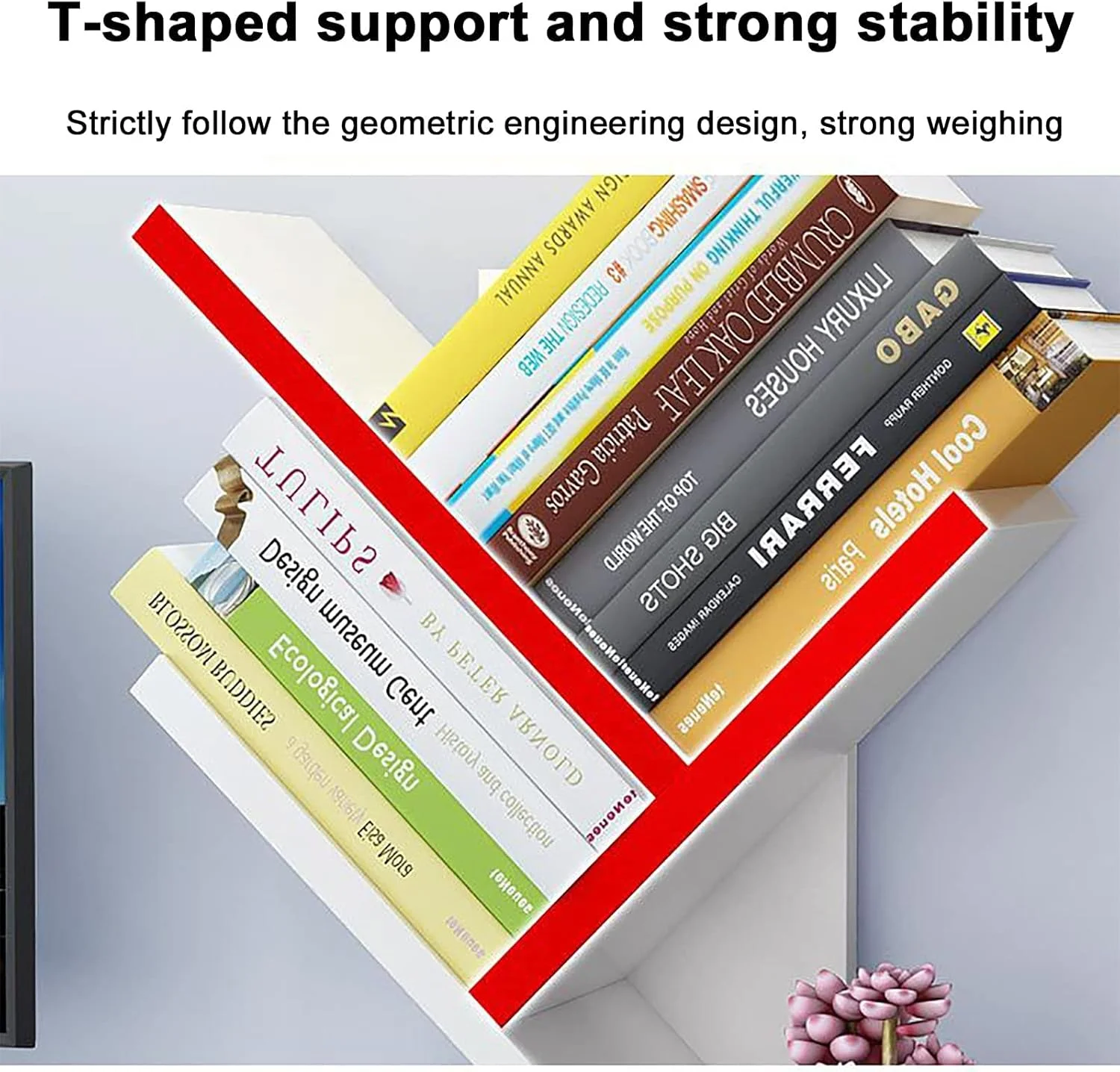 قفسه کتاب درختی رومیزی، قفسه ارگانایزر ذخیره سازی کتاب بامبو 3 طبقه، قفسه کتاب ایستاده زمینی، نگهدارنده کتاب، قفسه ذخیره سازی چوبی برای دفتر کار، خانه، مدرسه (31 * 17 * 40.5 سانتی متر) (زرد)