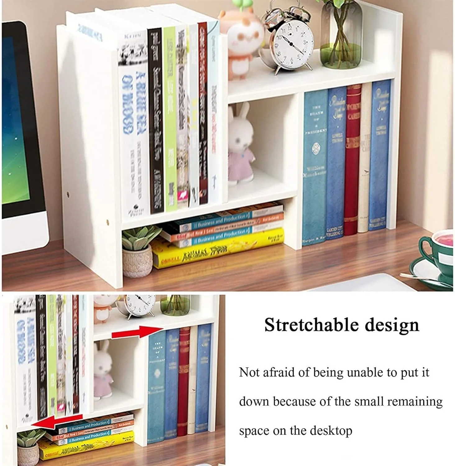 قفسه کتاب رومیزی بامبو نارسیز، قفسه نمایشگر رومیزی چوبی قابل تنظیم، قفسه ذخیره سازی اداری، قفسه کتاب رومیزی با طراحی آزاد (مشکی) قفسه کتاب رومیزی بامبو نارسیز، قفسه نمایشگر رومیزی چوبی قابل تنظیم، قفسه ذخیره سازی اداری، قفسه کتاب رومیزی با طراحی آزاد (مشکی)