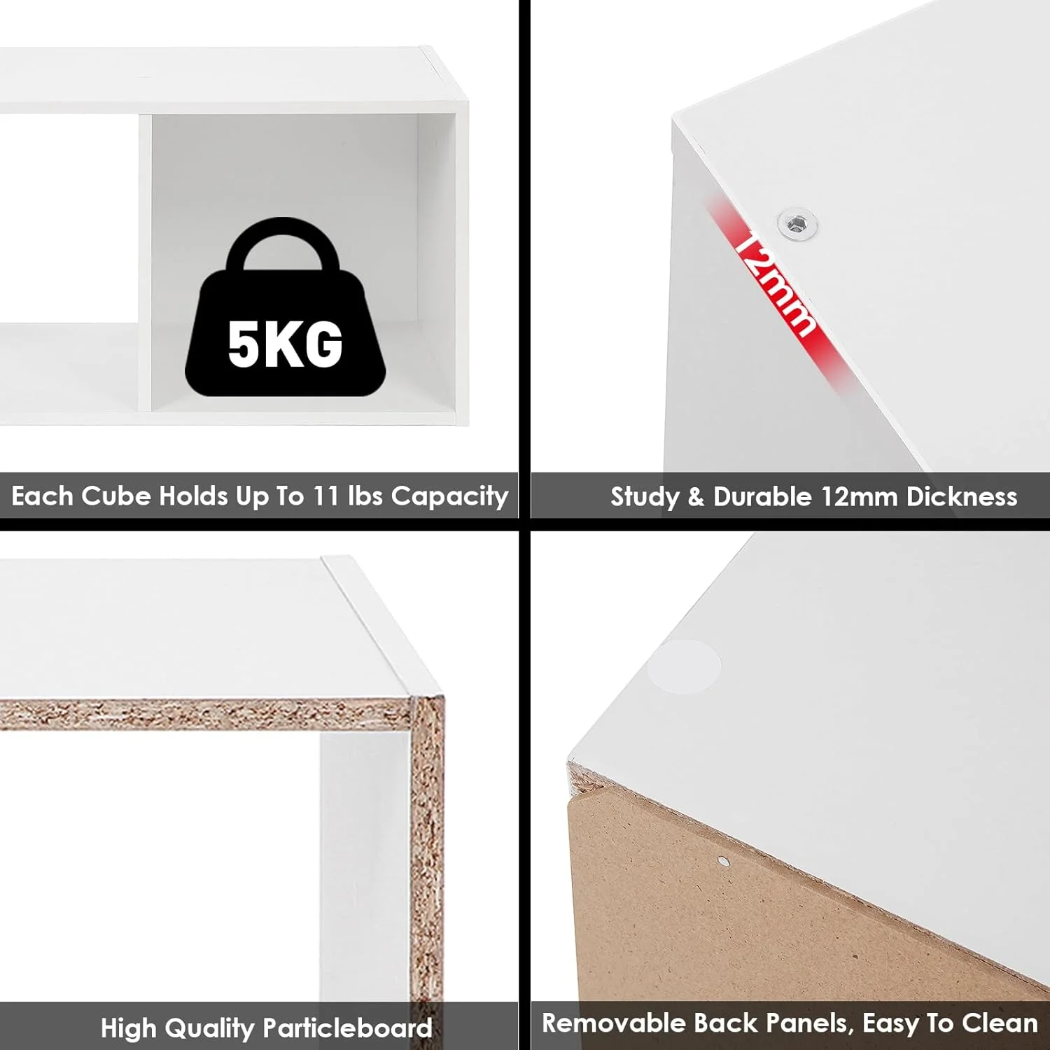 کتابخانه چوبی 4 مکعبی پاچیرا قهوه ای تیره، واحد مکعبی قابل انباشت قفسه کتاب مستقل قفسه ذخیره سازی برای کتاب ها سی دی ها لباس واحد مکعبی ذخیره سازی برای اتاق نشیمن اتاق خواب راهرو دفتر کتابخانه چوبی 4 مکعبی پاچیرا قهوه ای تیره، واحد مکعبی قابل انباشت قفسه کتاب مستقل قفسه ذخیره سازی برای کتاب ها سی دی ها لباس واحد مکعبی ذخیره سازی برای اتاق نشیمن اتاق خواب راهرو دفتر