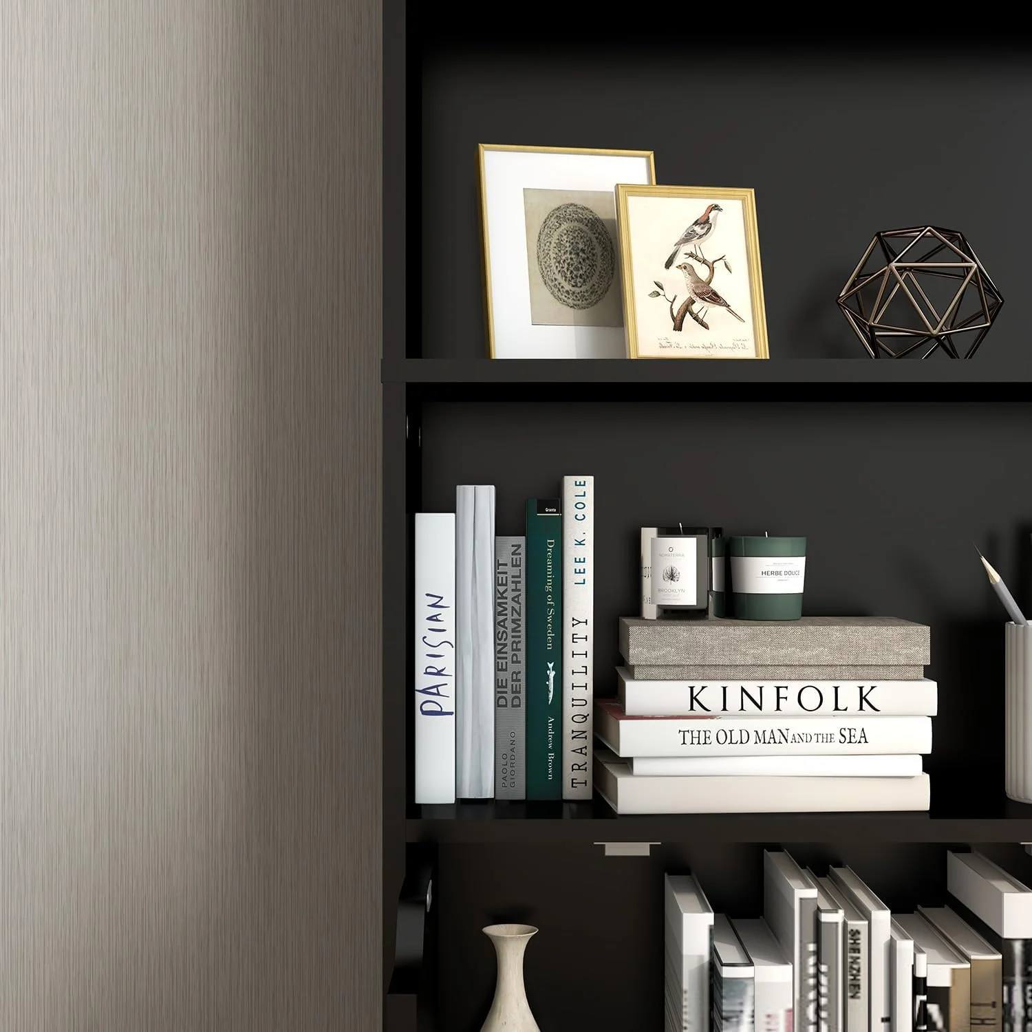 کتابخانه 6 طبقه پانانا با 2 درب، قفسه های مکعبی چوبی، کتابخانه بلند چوبی جامد، کمد نگهداری وسایل، واحد ایستاده نمایشگر (مشکی) کتابخانه 6 طبقه پانانا با 2 درب، قفسه های مکعبی چوبی، کتابخانه بلند چوبی جامد، کمد نگهداری وسایل، واحد ایستاده نمایشگر (مشکی)