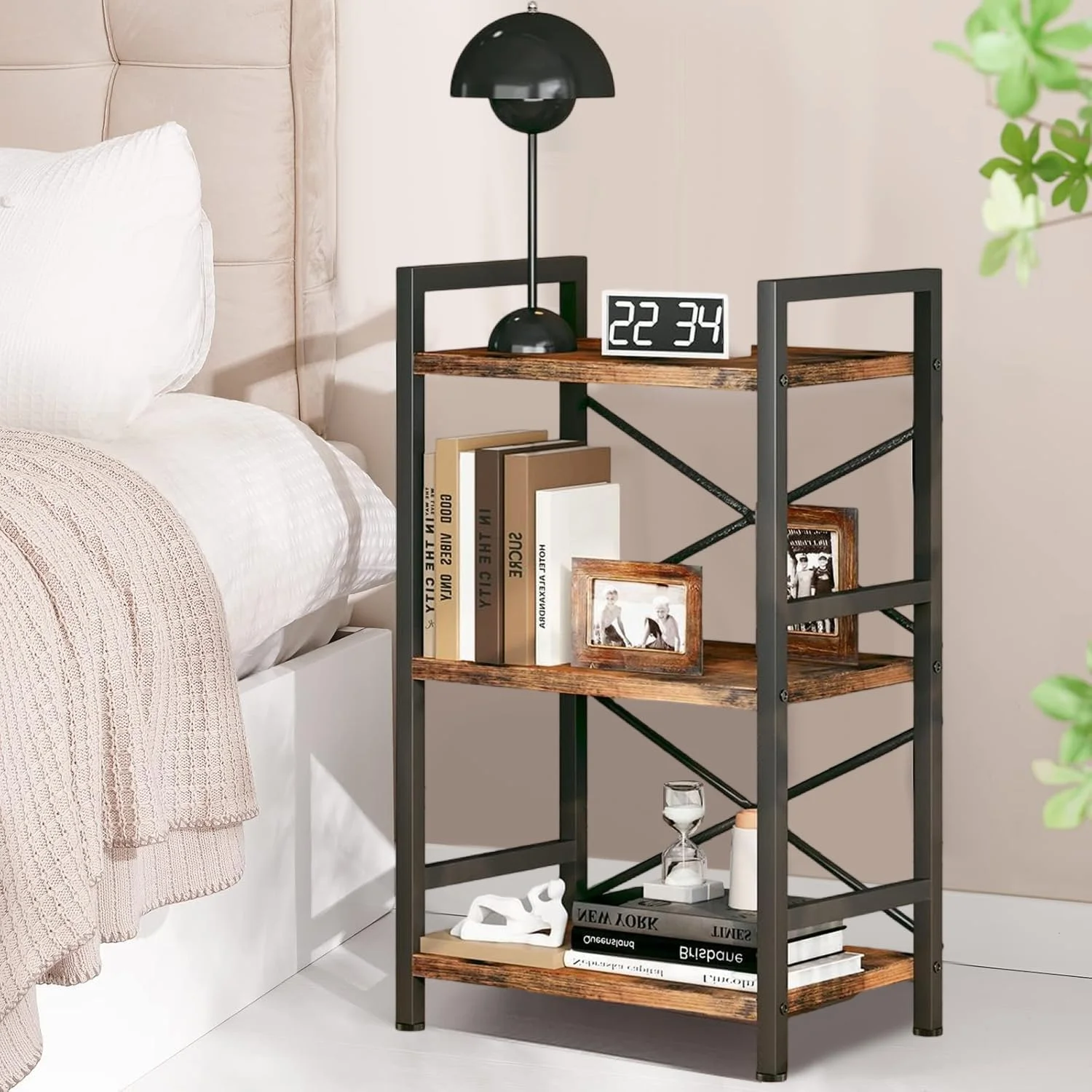 قفسه کتاب SPNOR، قفسه کتاب 3 طبقه صنعتی، قفسه کتاب فلزی، قفسه کتاب کوچک روستایی برای فضاهای کوچک، قفسه نمایشگر، سازمان دهنده قفسه کتاب برای اتاق نشیمن، اتاق خواب و مبلمان اداری، 42 سانتی متر عمق x 28 سانتی متر عرض x 70 سانتی متر ارتفاع. قفسه کتاب SPNOR، قفسه کتاب 3 طبقه صنعتی، قفسه کتاب فلزی، قفسه کتاب کوچک روستایی برای فضاهای کوچک، قفسه نمایشگر، سازمان دهنده قفسه کتاب برای اتاق نشیمن، اتاق خواب و مبلمان اداری، 42 سانتی متر عمق x 28 سانتی متر عرض x 70 سانتی متر ارتفاع.