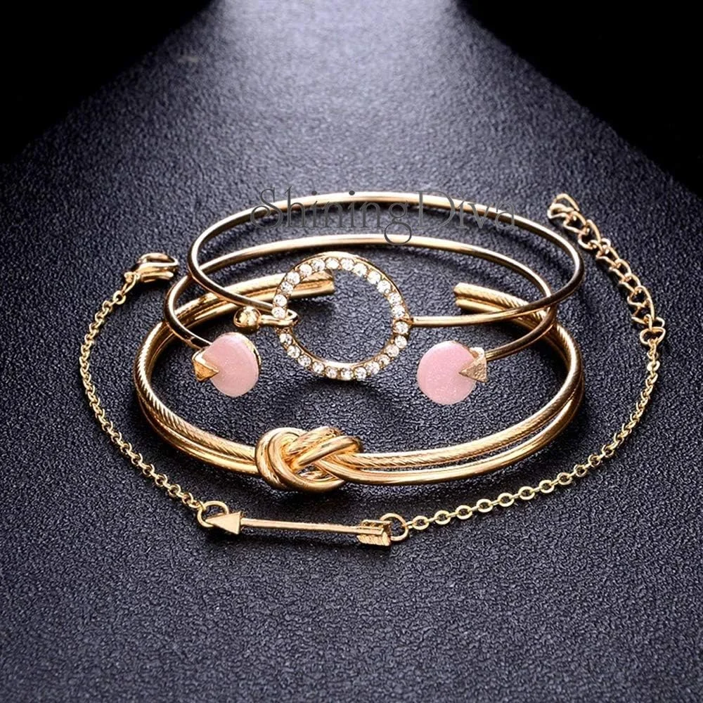 دستبندهای چند لایه کریستالی شیک و جدید زنانه و دخترانه دستبندهای چند لایه کریستالی شیک و جدید زنانه و دخترانه