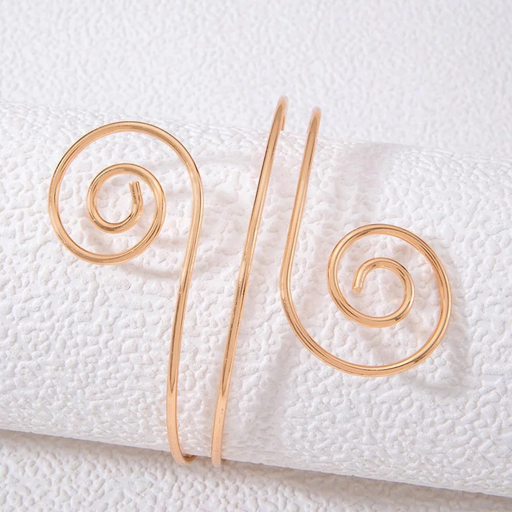 دستبند بازوبندی شیک و طلایی رنگ زنانه و دخترانه دستبند بازوبندی شیک و طلایی رنگ زنانه و دخترانه