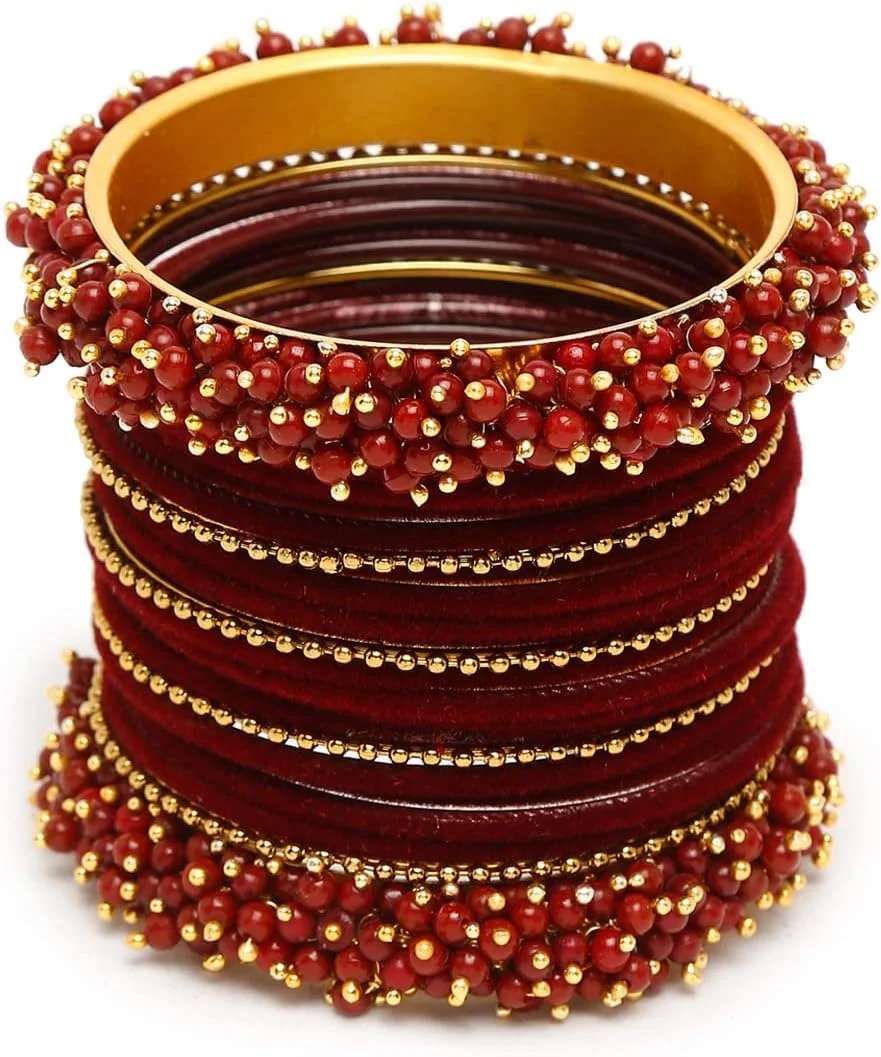 ست النگوی شیک و جدید روکش طلایی زنانه شامل 23 عدد النگو (12997b_2.4)