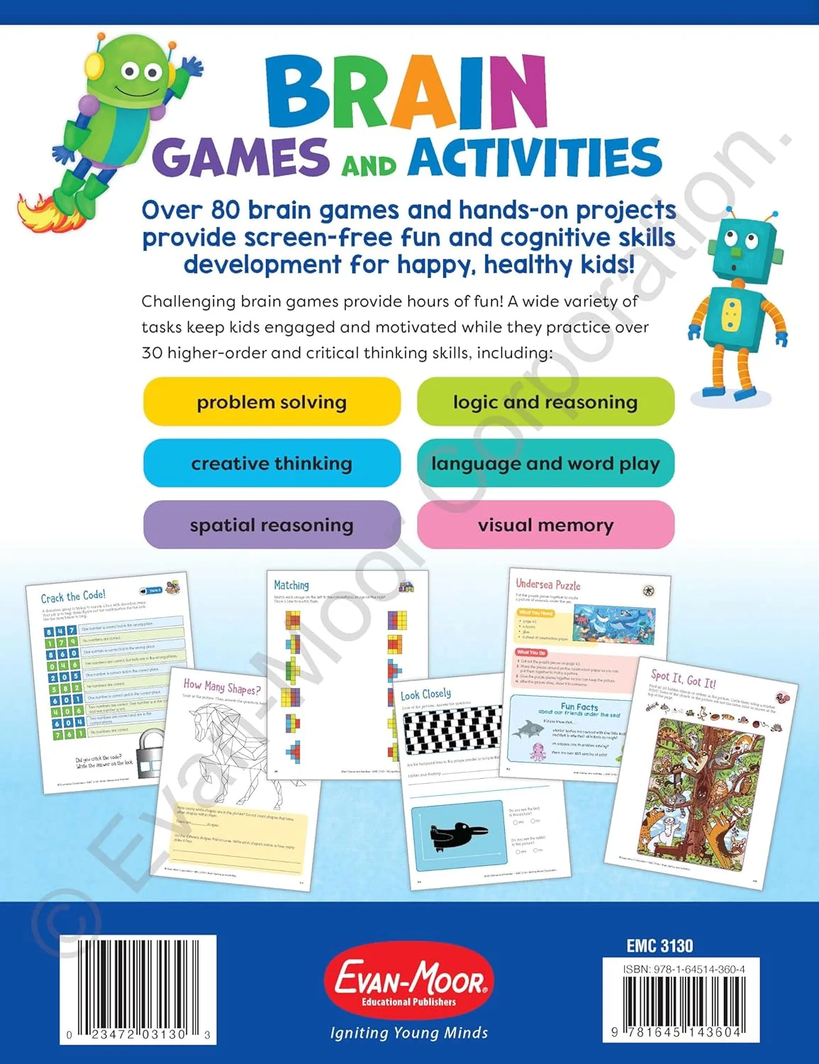 بازی ها و فعالیت های فکری، کتاب کار سنین 10-11 سال