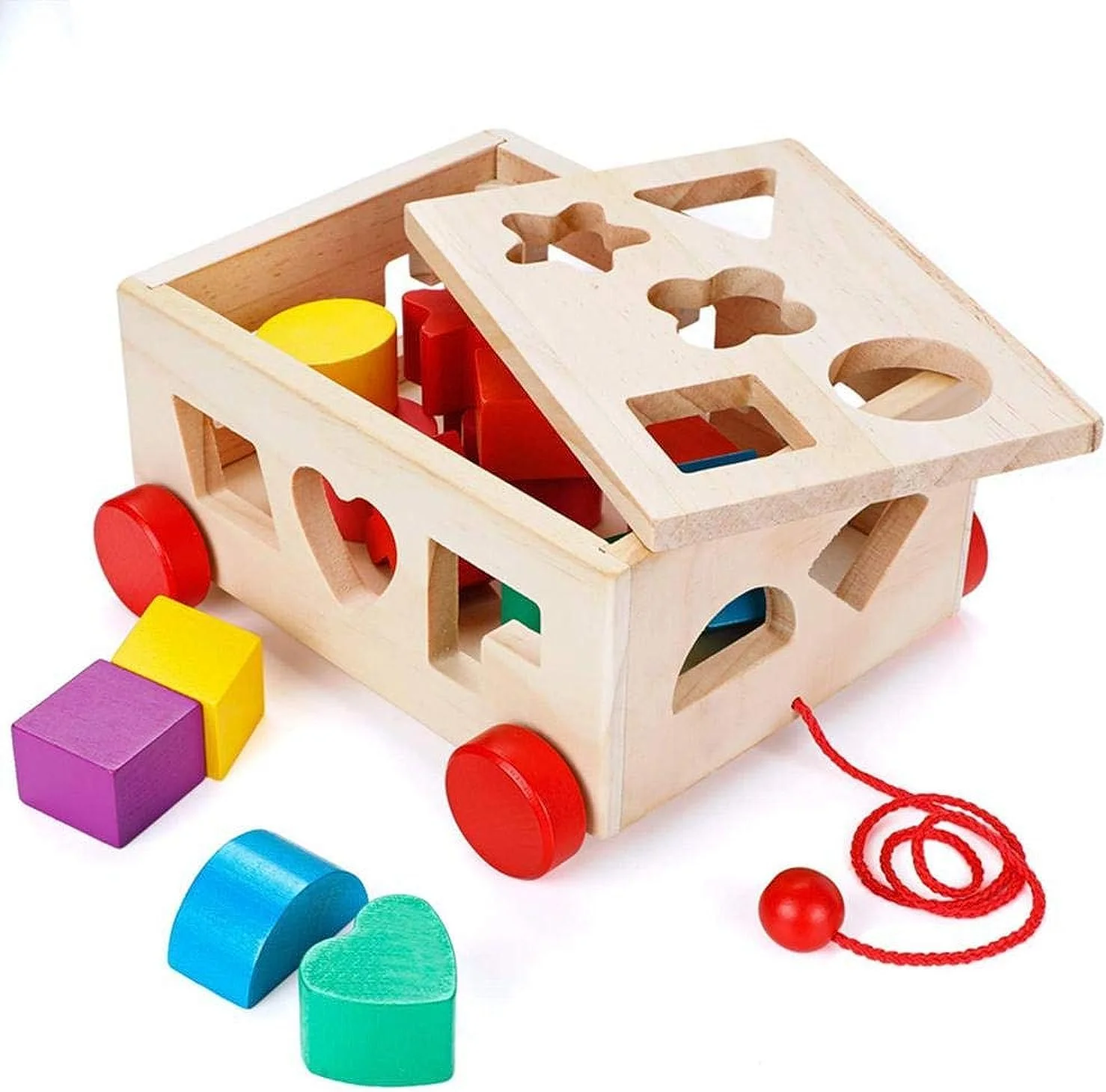 اسباب بازی مرتب سازی اشکال WOMDEE، اسباب بازی های ساختنی آموزشی برای کودکان، اسباب بازی بازی آموزشی زودهنگام نوزادان، هدیه تولد کودکان نوپا