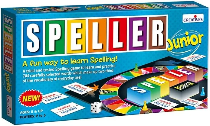 بازی آموزشی و سرگرم‌کننده املا برای کودکان 8 سال به بالا | تقویت واژگان، کلمه‌سازی و مهارت‌های زبانی | هدیه برای پسران و دختران | 2 تا 6 بازیکن